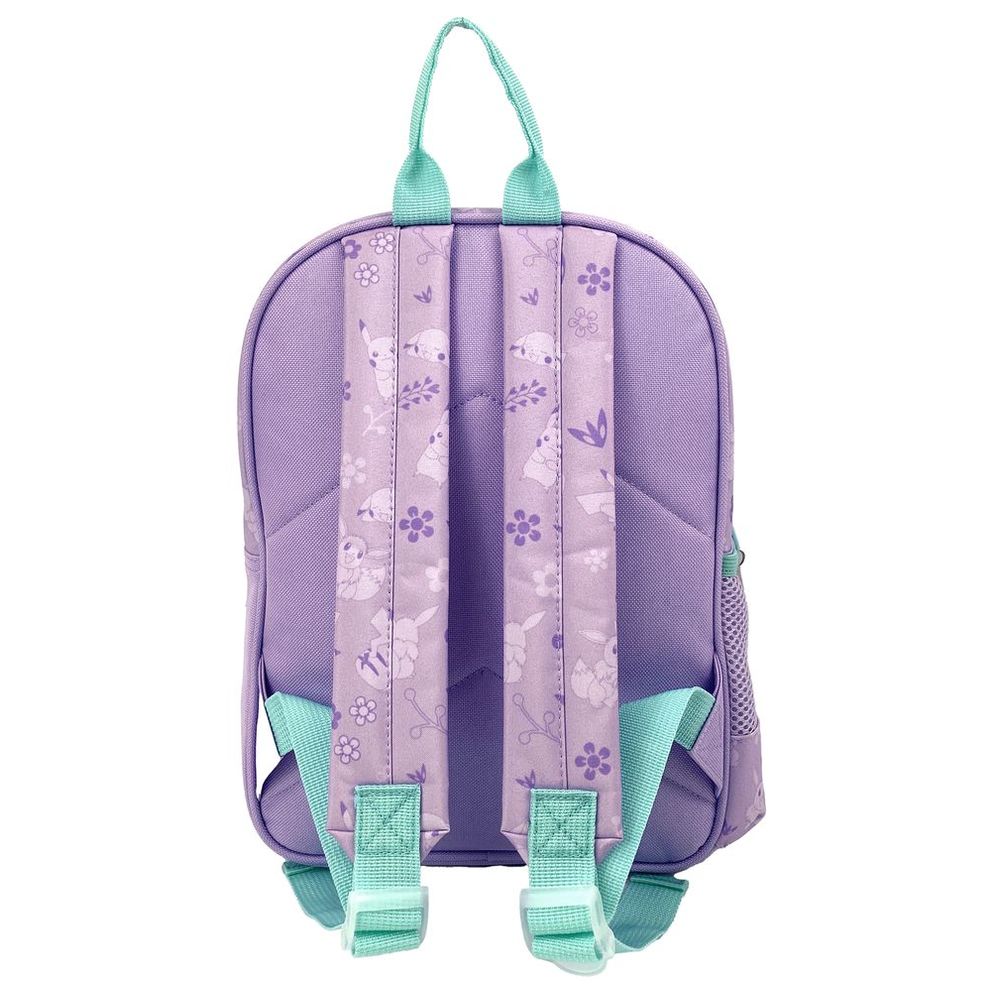 Pokemon - Eevee And Pikachu Backpack - Flowers Collection - 12-Inch/30.5cm