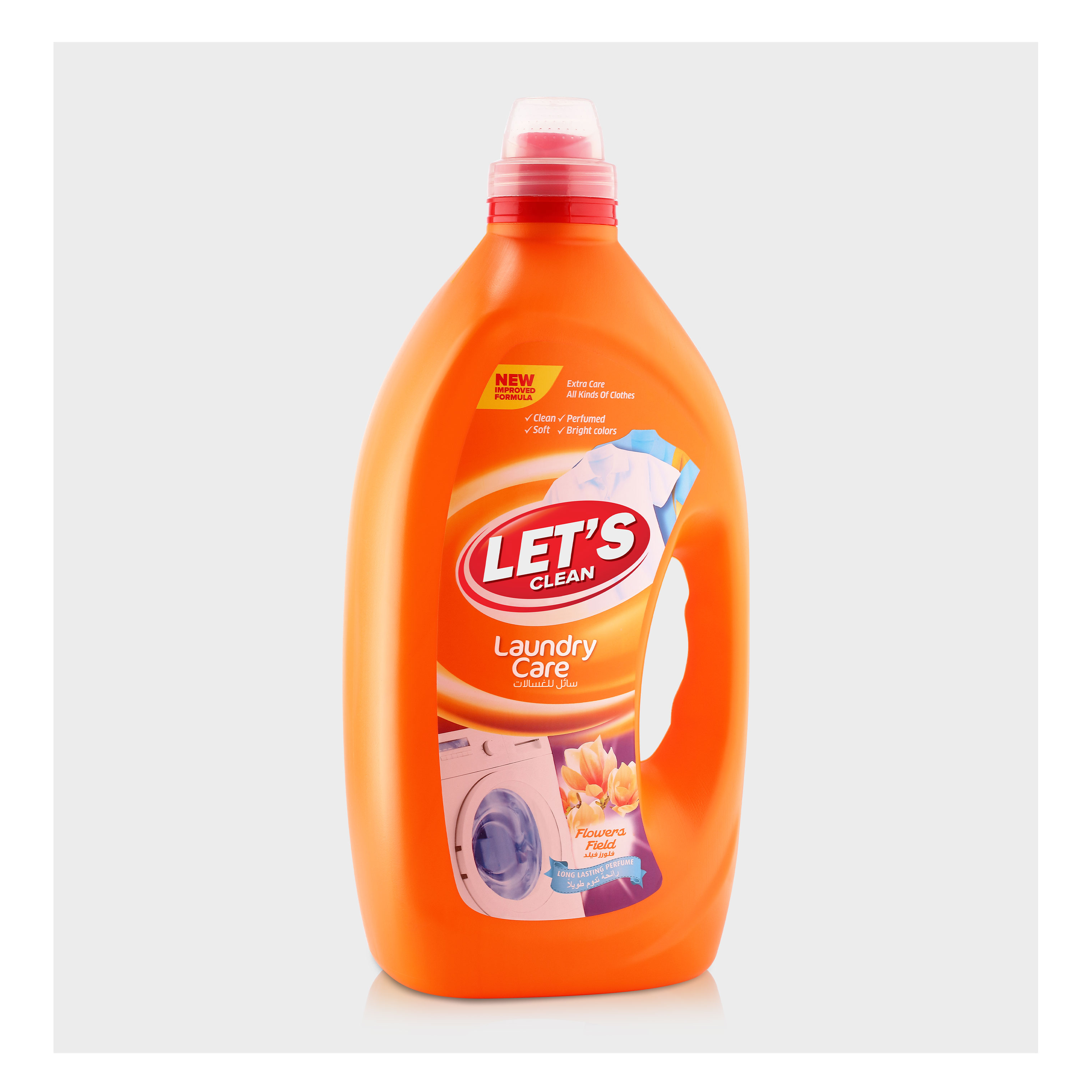 Let's Clean - Liquid Detergent Of Colored Clothes - Flowers Field - 1L