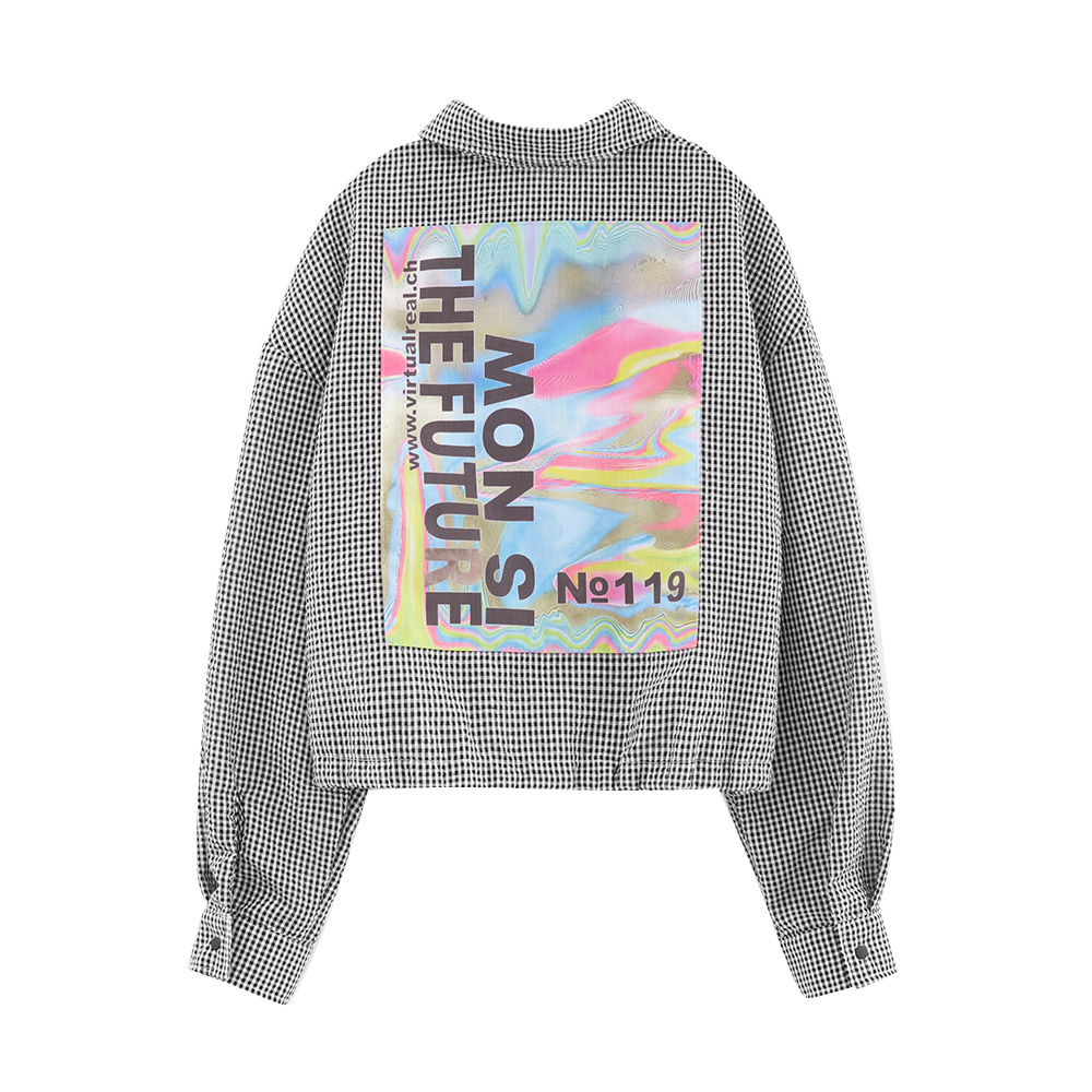 بيل بيمبو - قميص بناتي - أسود وأبيض