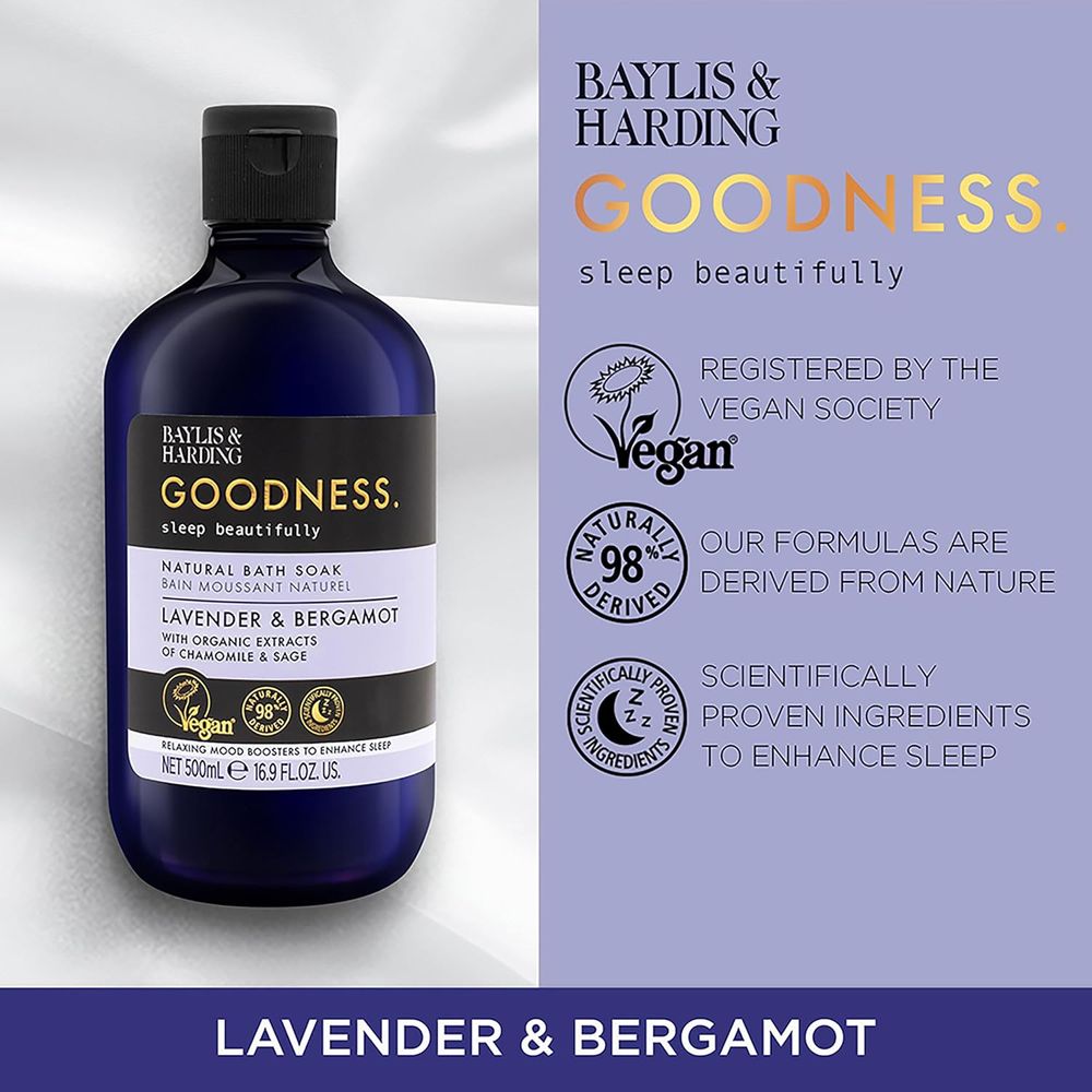 Baylis & Harding - Goodness Sleep Bath Soak With Lavender & Bergamot - 500ml