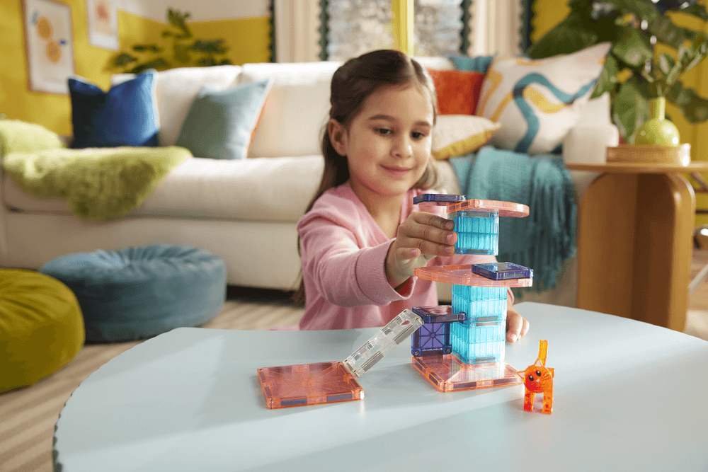Magna-Tiles - Cat Tree - Magnetic Construction Set - 13pcs