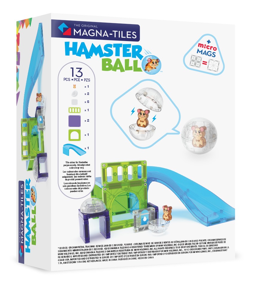 Magna-Tiles - Hamster Ball - Magnetic Construction Set - 13pcs