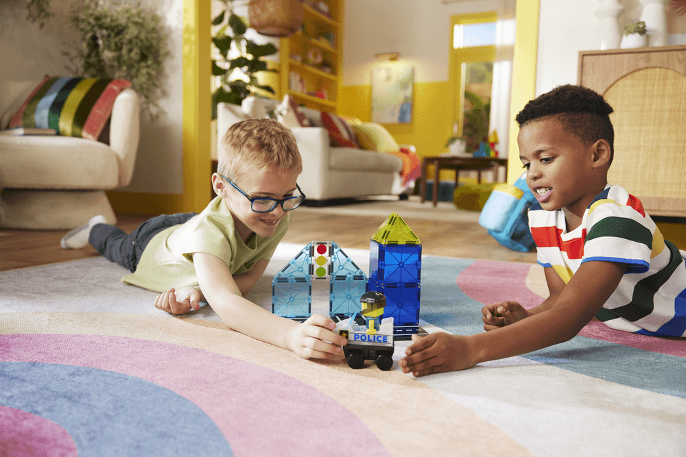 Magna-Tiles - Police Patrol - Magnetic Construction Set - 20pcs