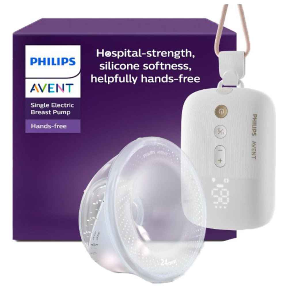 فيليبس أفنت - شفاط حليب كهربائي مفرد بدون استخدام اليدين - أبيض