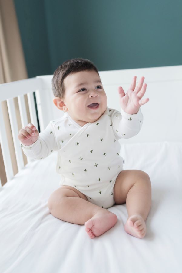 Tickle Tickle - Desert Spiky Kimono Bodysuit - Off White