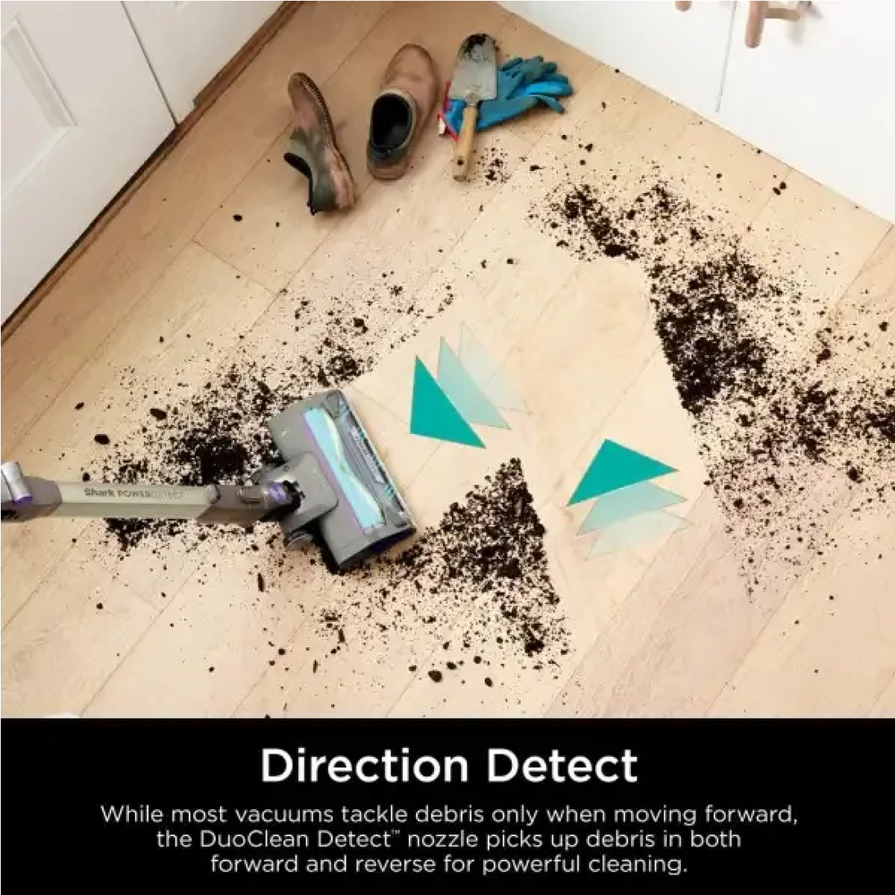 شارك - مكنسة لاسلكية للحيوانات الأليفة بتنظيف واستشعار تلقائي - رمادي