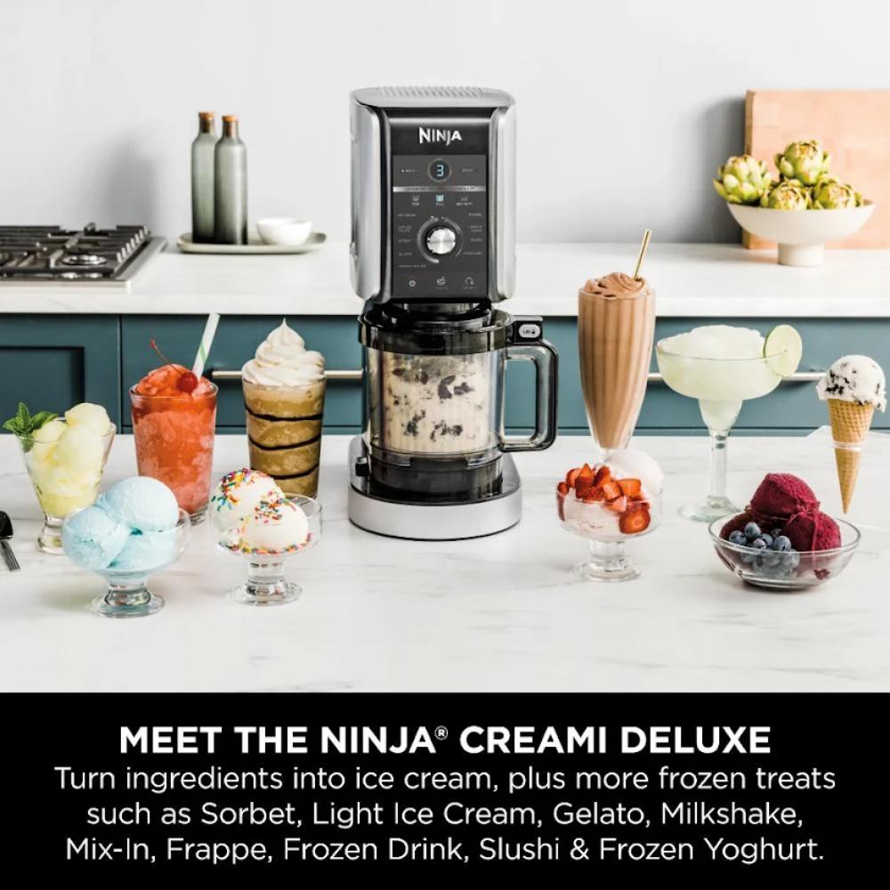 Ninja Creami Deluxe Ice Cream Maker And Frozen Dessert Maker - Grey