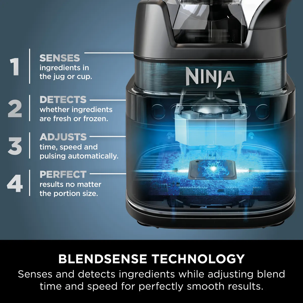 Ninja 2-In-1 Detect Duo Power Blender Pro + Single Serve 2.1L