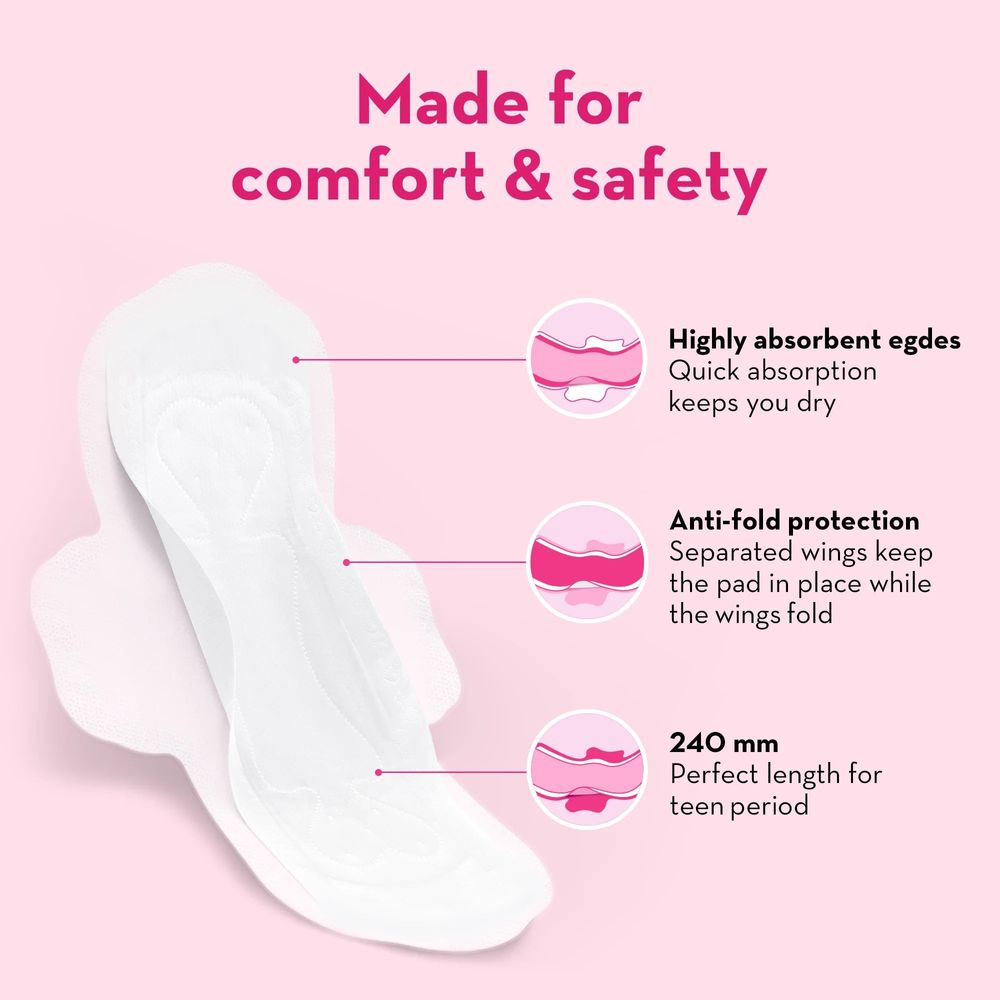 Lilly & Luna - Ultra Comfort Sanitary Pads - Night - 10 Pcs