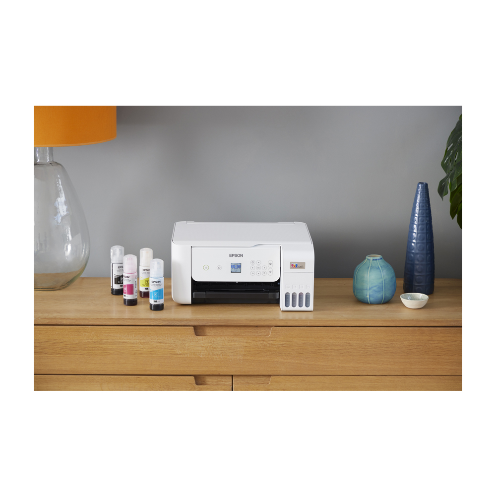 Epson - Ecotank L3266 A4 Colored 3-In-1 Printer With Wifi & SmartPanel App