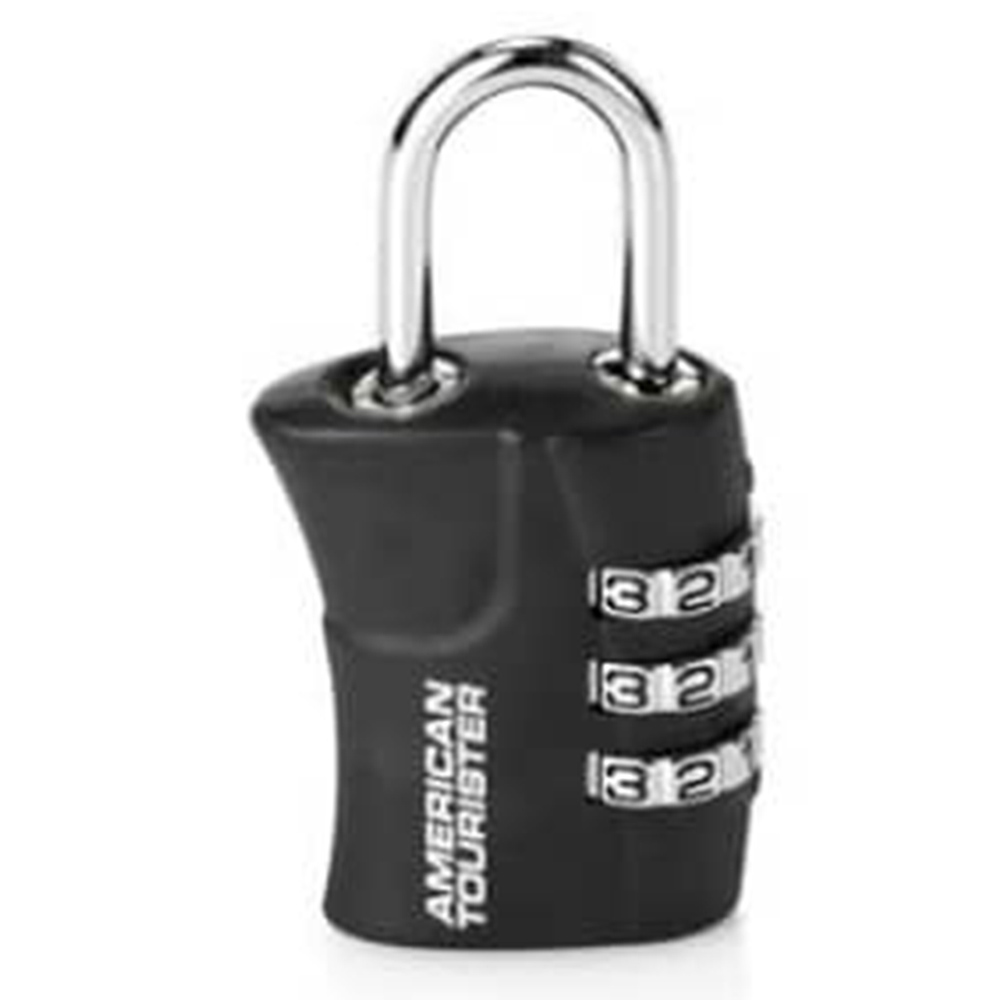 قفل تركيبة TSA ثلاثي الأقراص من American Tourister