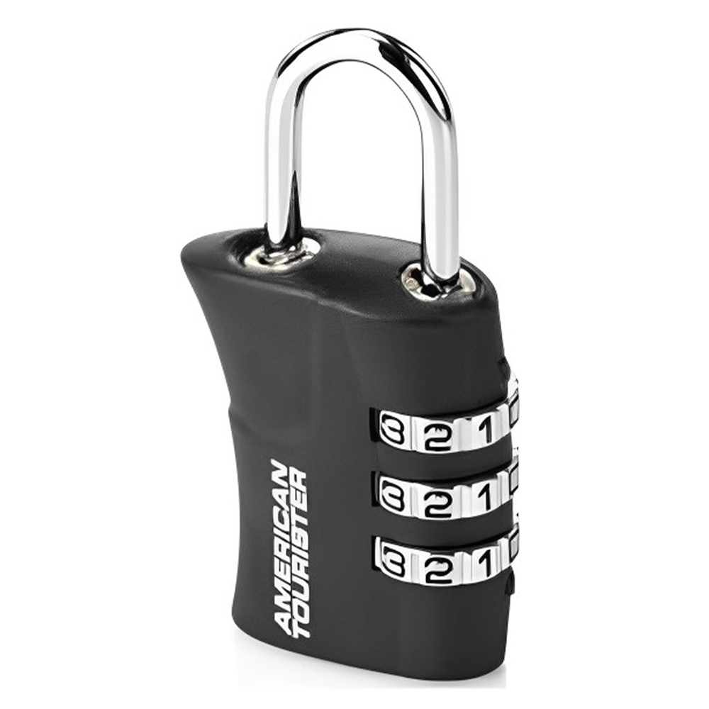 قفل تركيبة TSA ثلاثي الأقراص من American Tourister