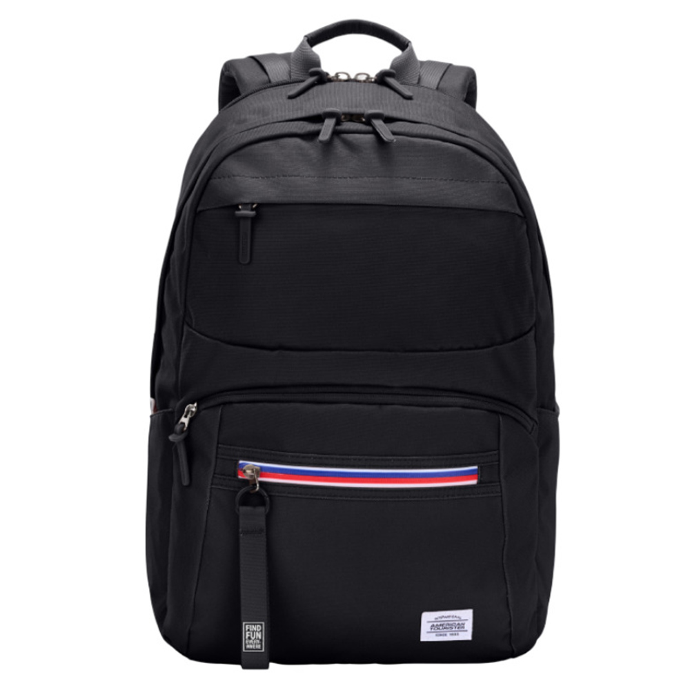 American Tourister - Braydon Laptop Backpack Onyx Black - 1 Year Global Warranty