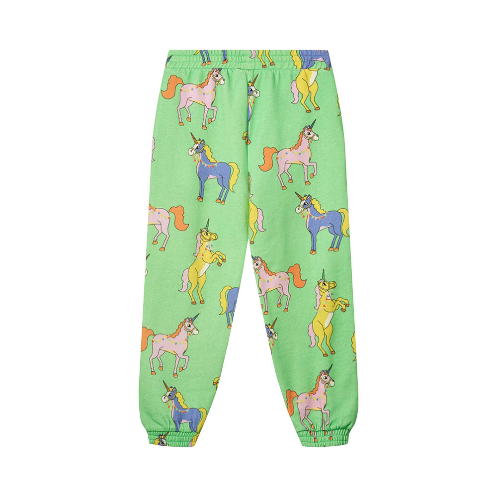Smafolk - Unicorns Print Joggers - Green