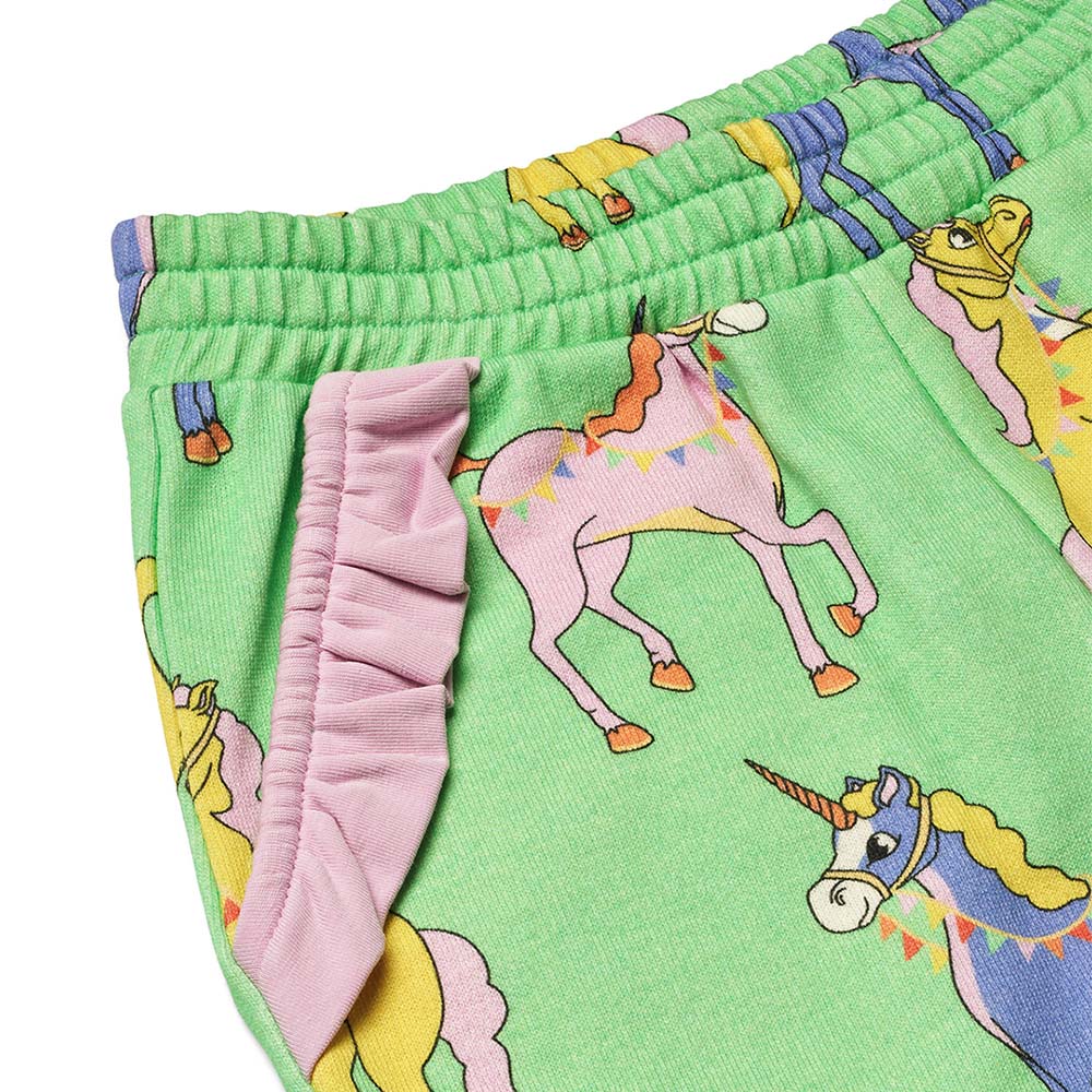 Smafolk - Unicorns Print Joggers - Green