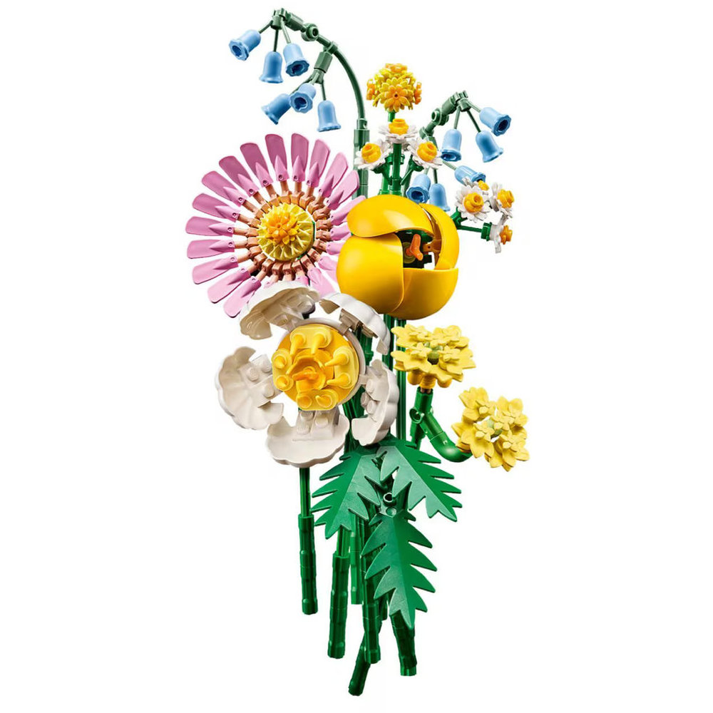 ليغو - مجموعة تركيب باقة زهور مشمسة صغيرة - 373 قطعة