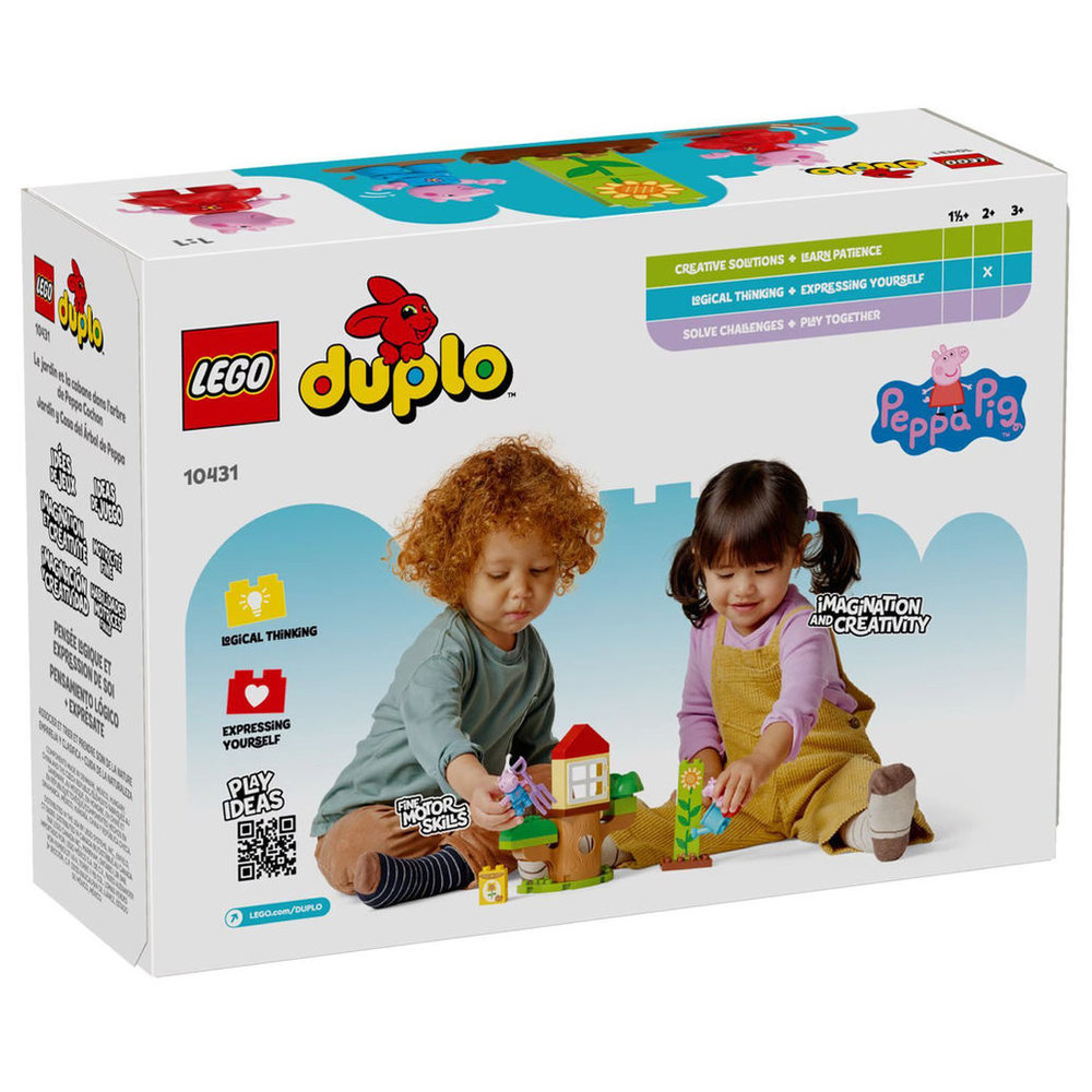 Lego duplo Peppa Pig Garden & Tree House Building Set - 20 Pcs
