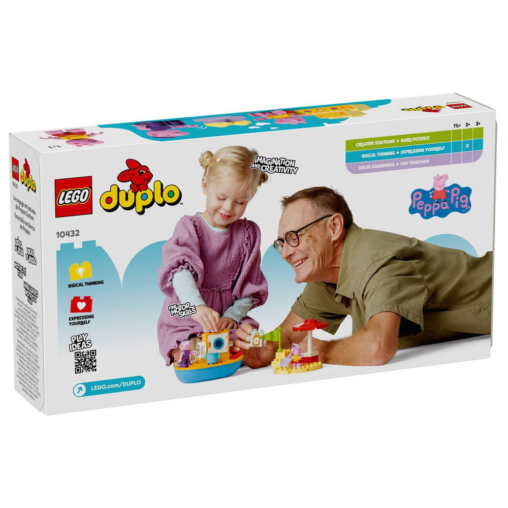 LEGO DUPLO - Peppa Pig Boat Trip Building Set - 23 Pcs