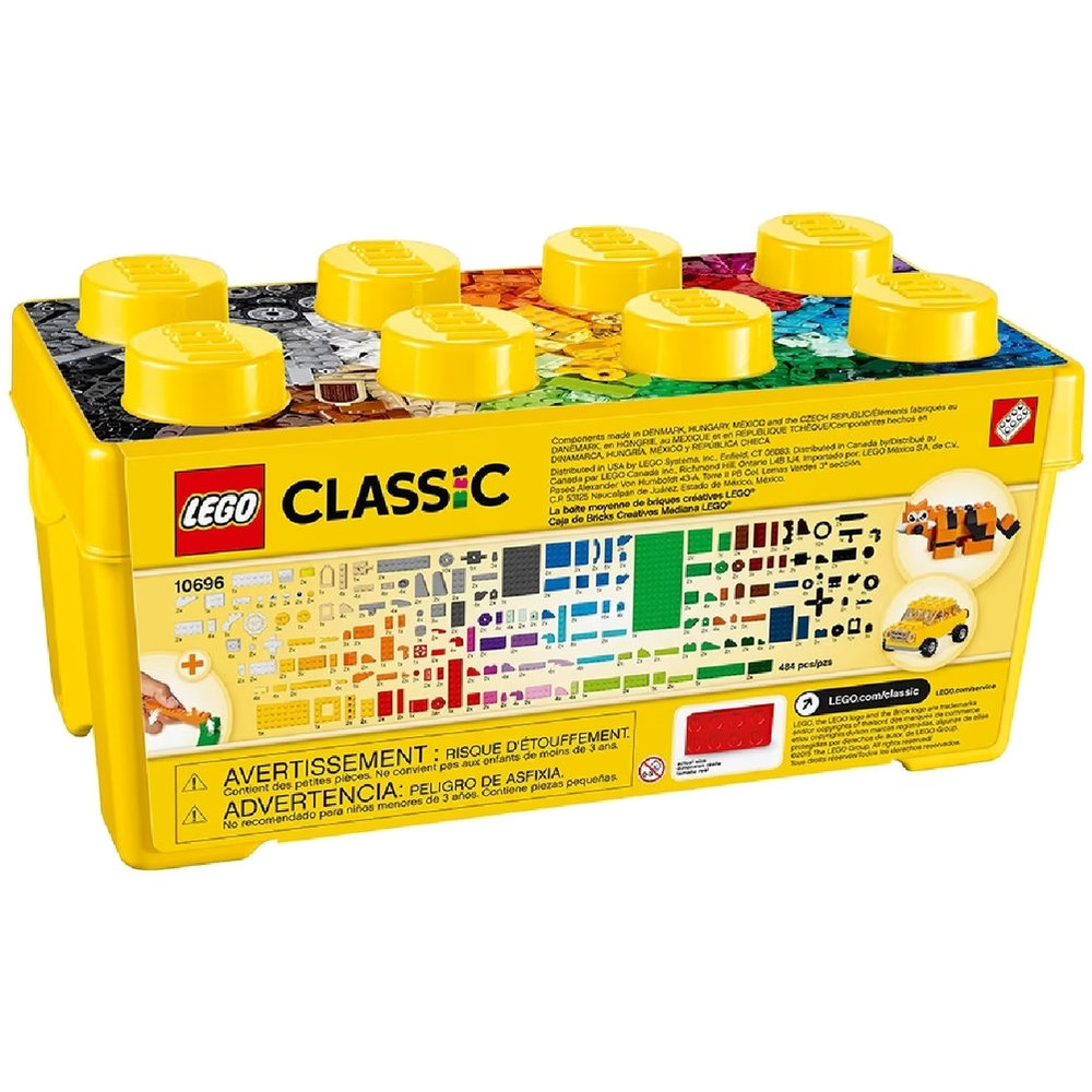 Lego - Classic Medium Creative Brick Box Building Set - 484 Pcs