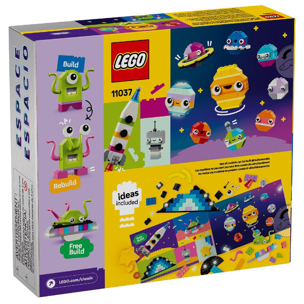 ليغو - مجموعة تركيب كوكب الفضاء الإبداعية - 450 قطعة