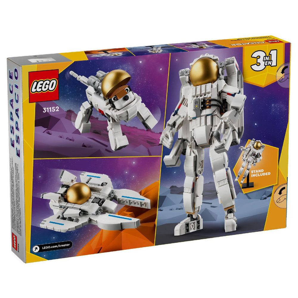 ليغو - مجموعة تركيب رائد الفضاء - 647 قطعة