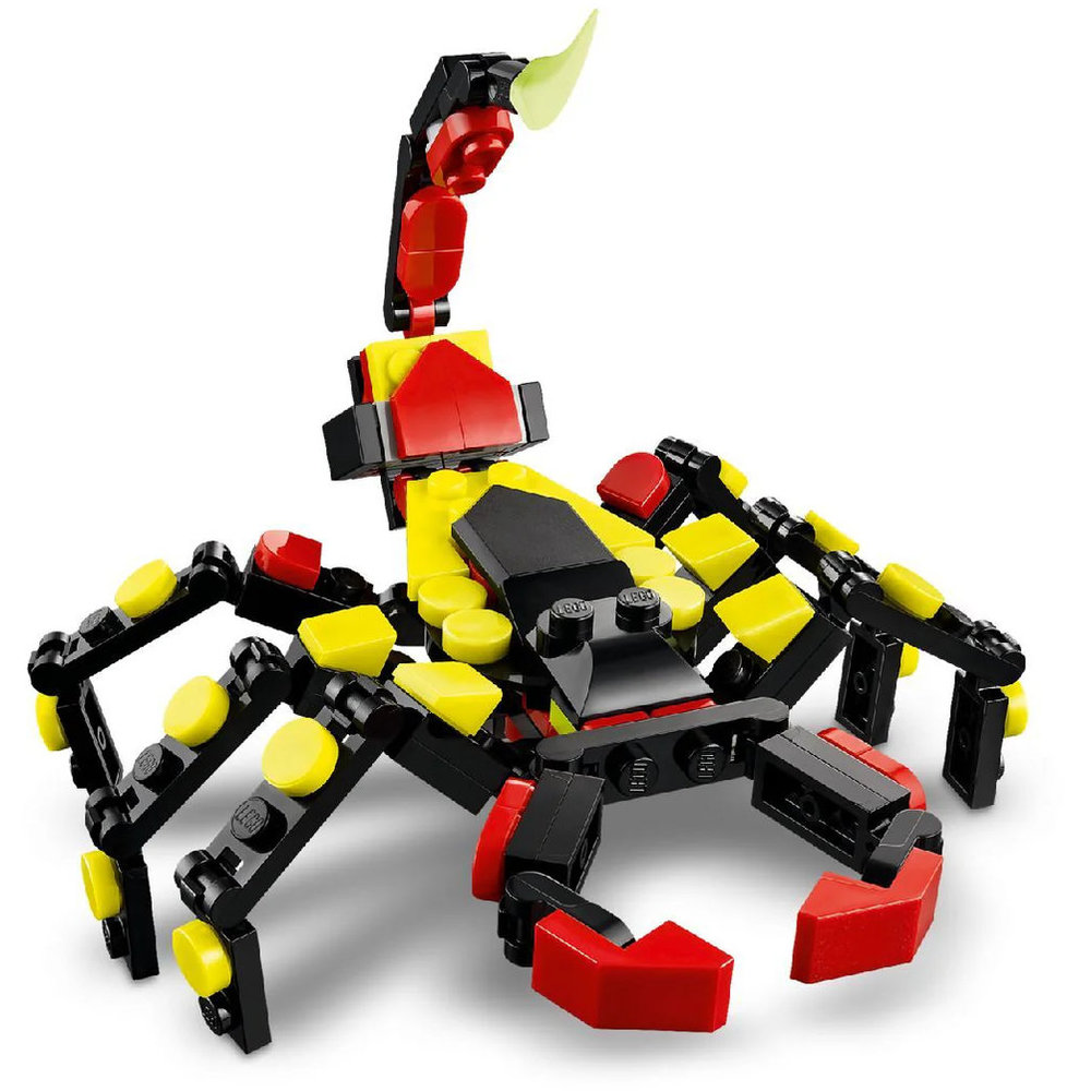 Lego - 3-In-1 Wild Animals: Surprising Spider Building Set - 153 Pcs