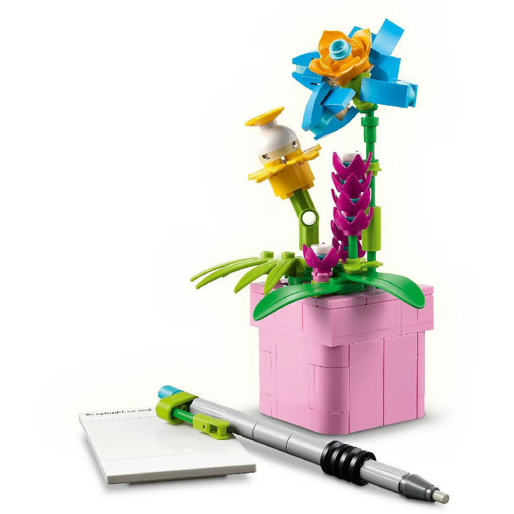 Lego - Typewriter With Flowers Building Set -363 Pcs