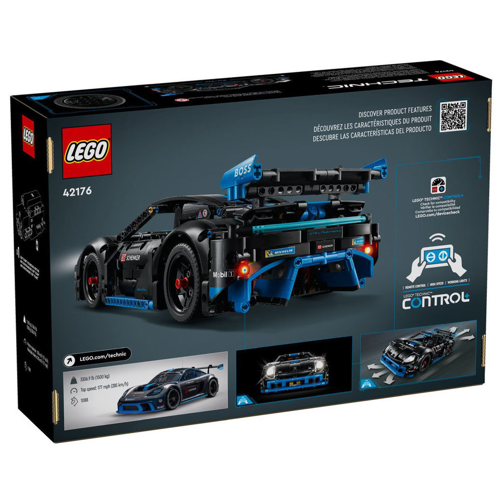 LEGO Technic - Porsche GT4 e-Performance Race Car Building Set - 834 Pcs