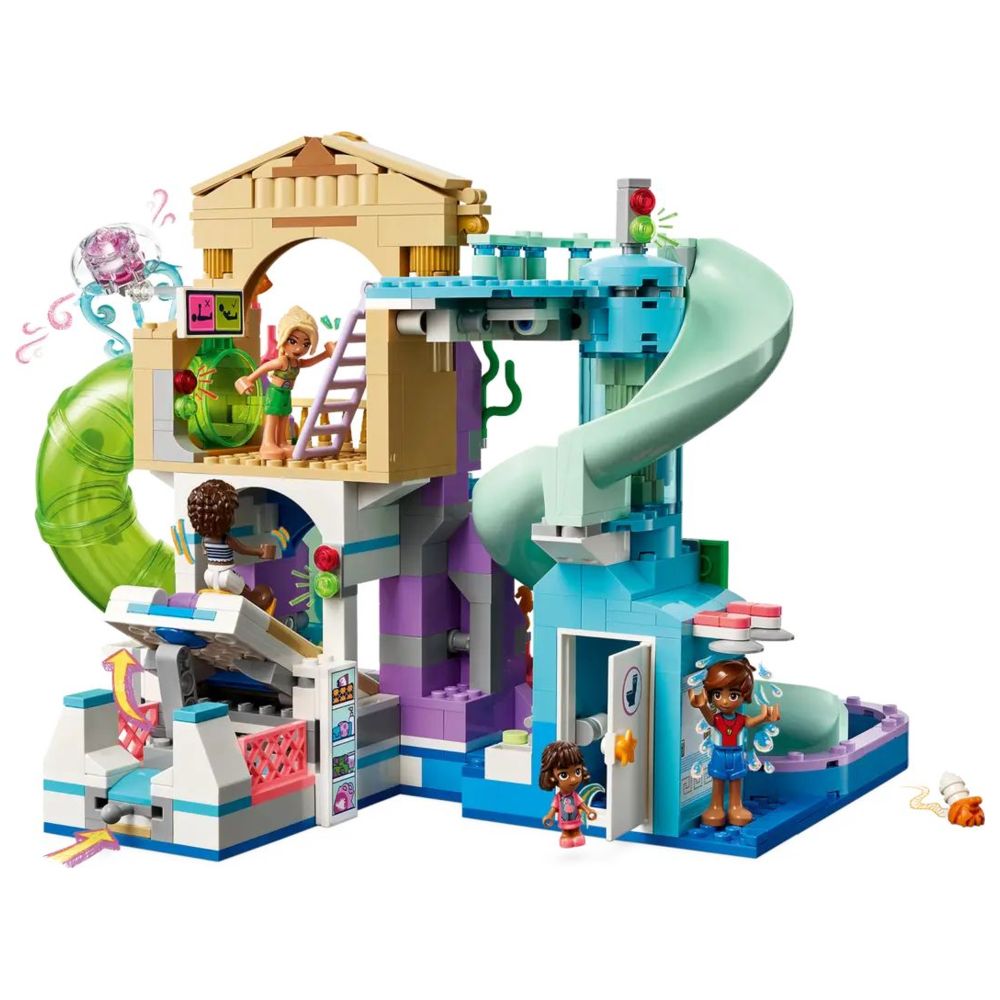 ليغو - مجموعة تركيب حديقة الألعاب المائية في هارت ليك سيتي - 814 قطعة