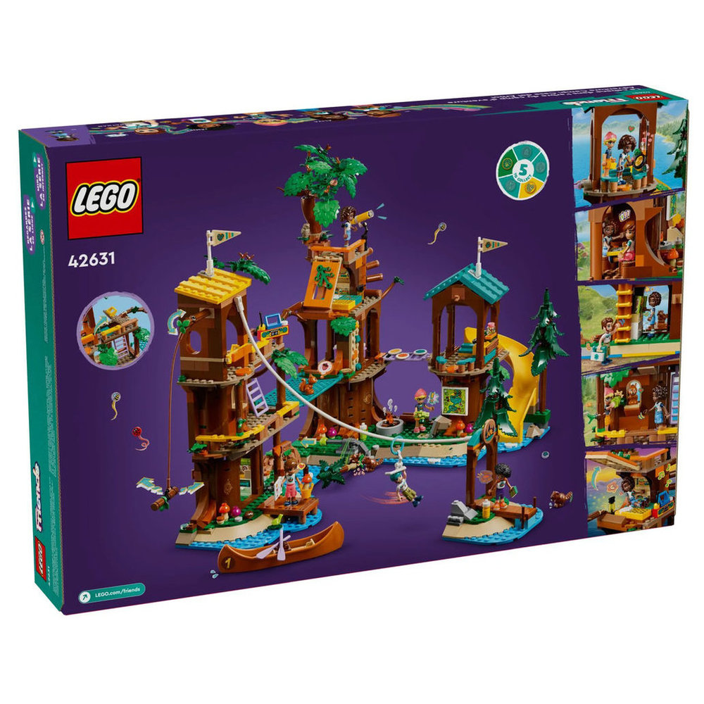 ليغو - مجموعة تركيب مخيم المغامرة: بيت على الشجرة - 1128 قطعة