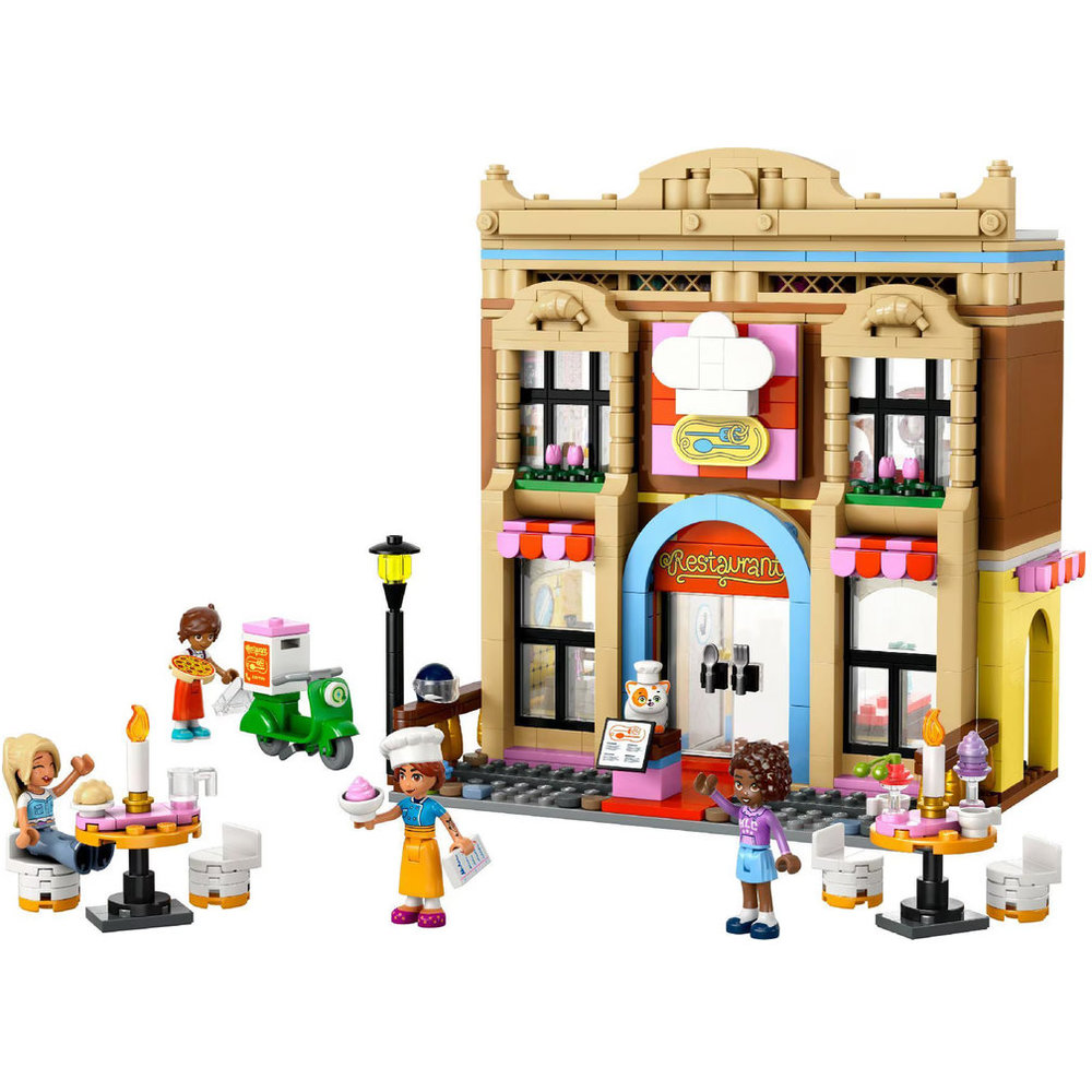 LEGO Friends - Restaurant & Cooking School Building Set - 896 Pcs