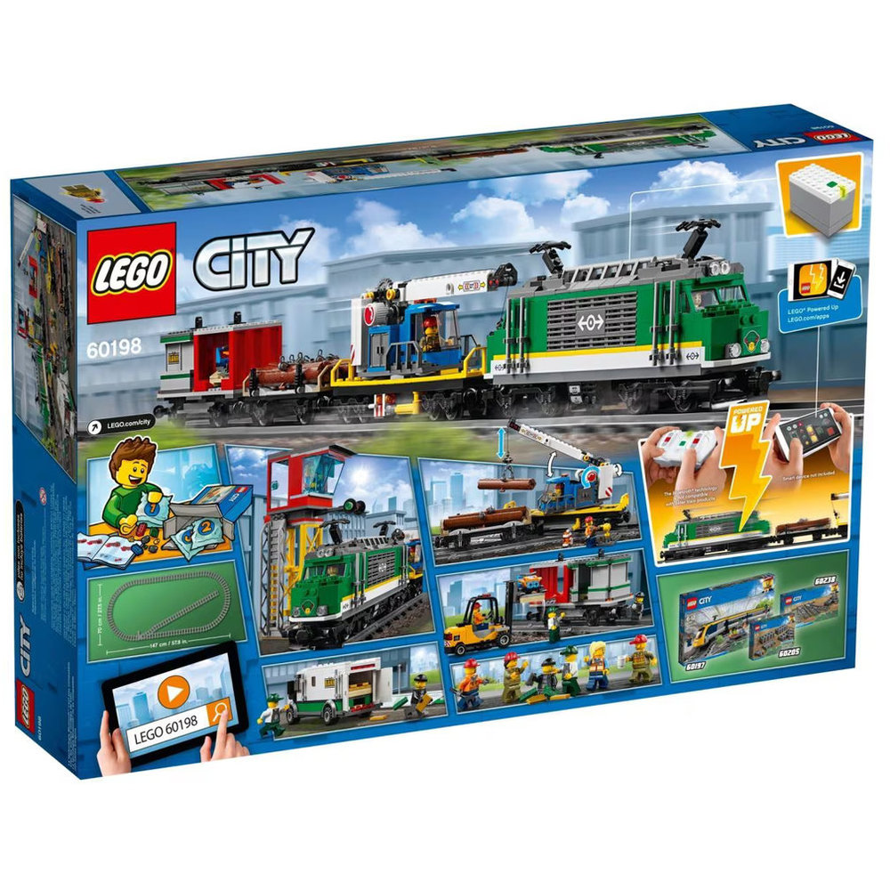 ليغو - مجموعة تركيب قطار البضائع لمدينة - 1226 قطعة