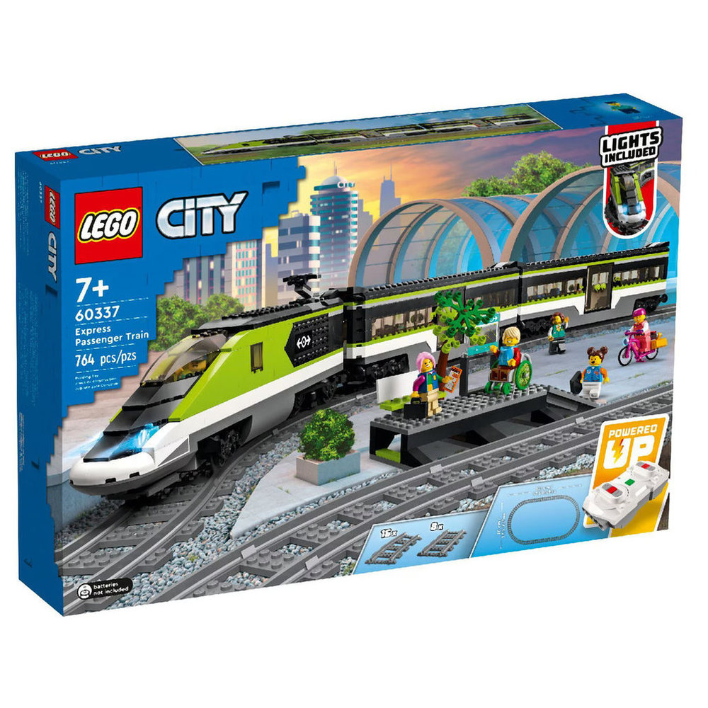 ليغو - مجموعة تركيب قطار الركاب السريع - 764 قطعة