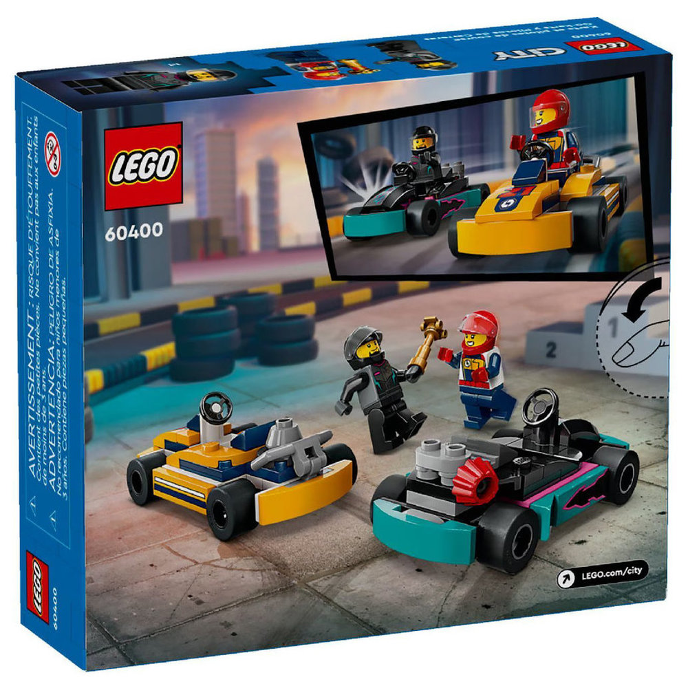 Lego City Go-Karts & Race Drivers Building Set 99 Pcs
