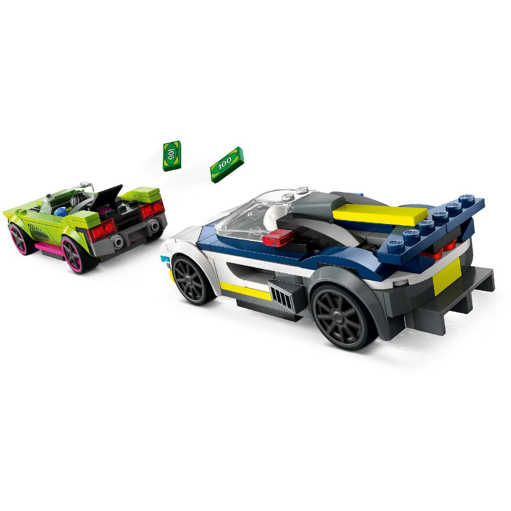 Lego City Police Car & Muscle Car Chase Building Set - 213 Pcs