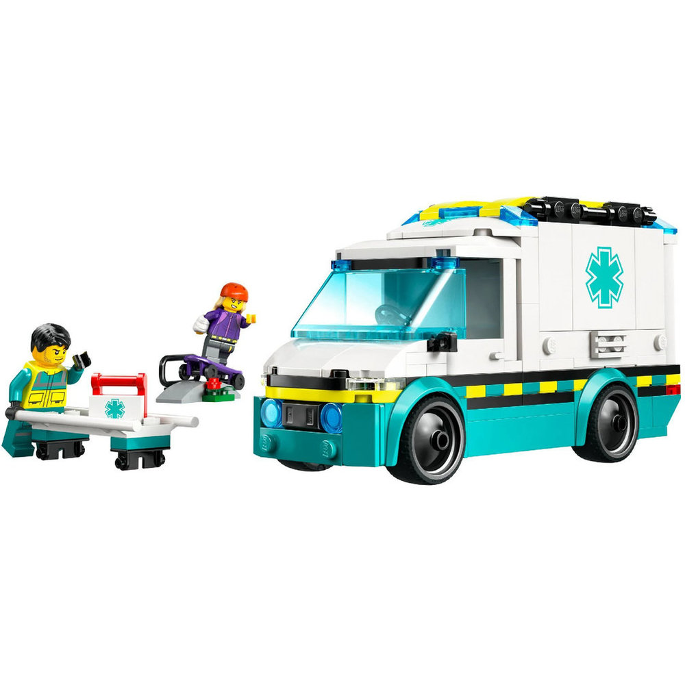 Lego City Emergency Ambulance Building Set - 184 Pcs