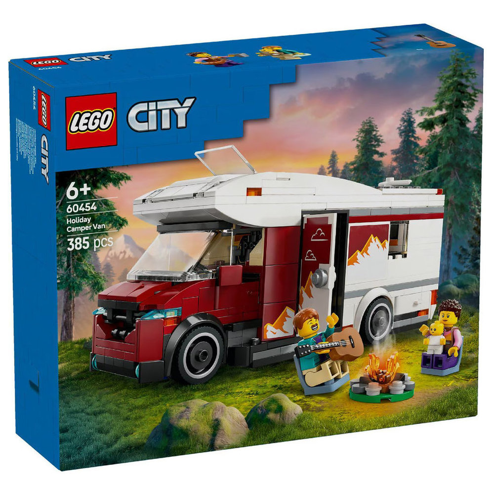 LEGO City - Holiday Adventure Camper Van Building Set - 385 Pcs