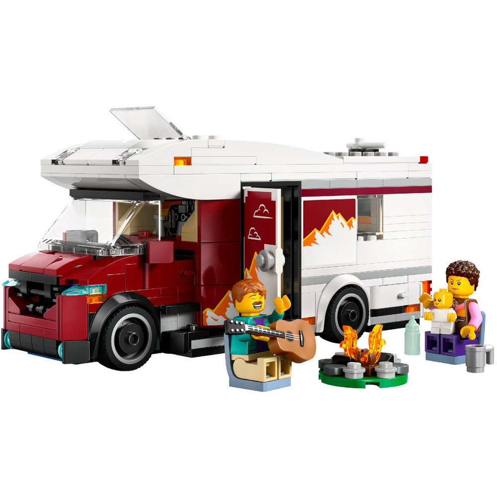 LEGO City - Holiday Adventure Camper Van Building Set - 385 Pcs