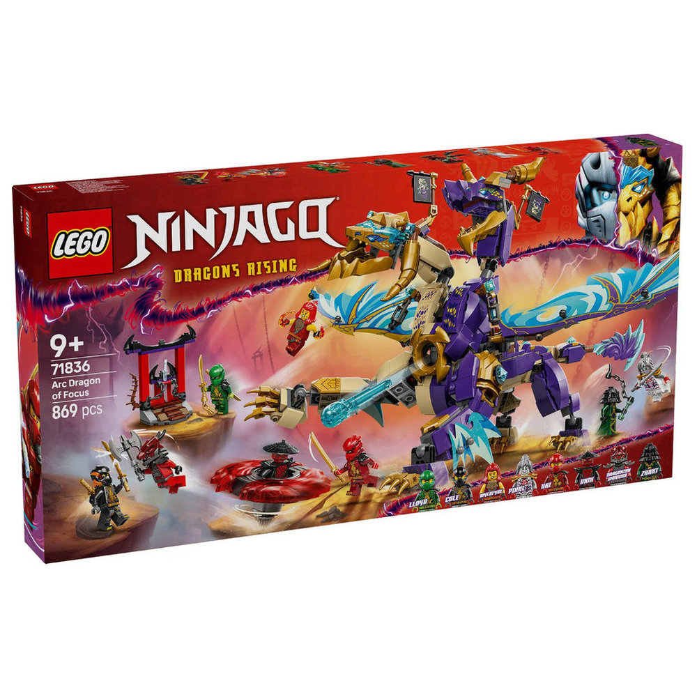 Lego Ninjago Arc Dragon Of Focus Building Set - 869 Pcs