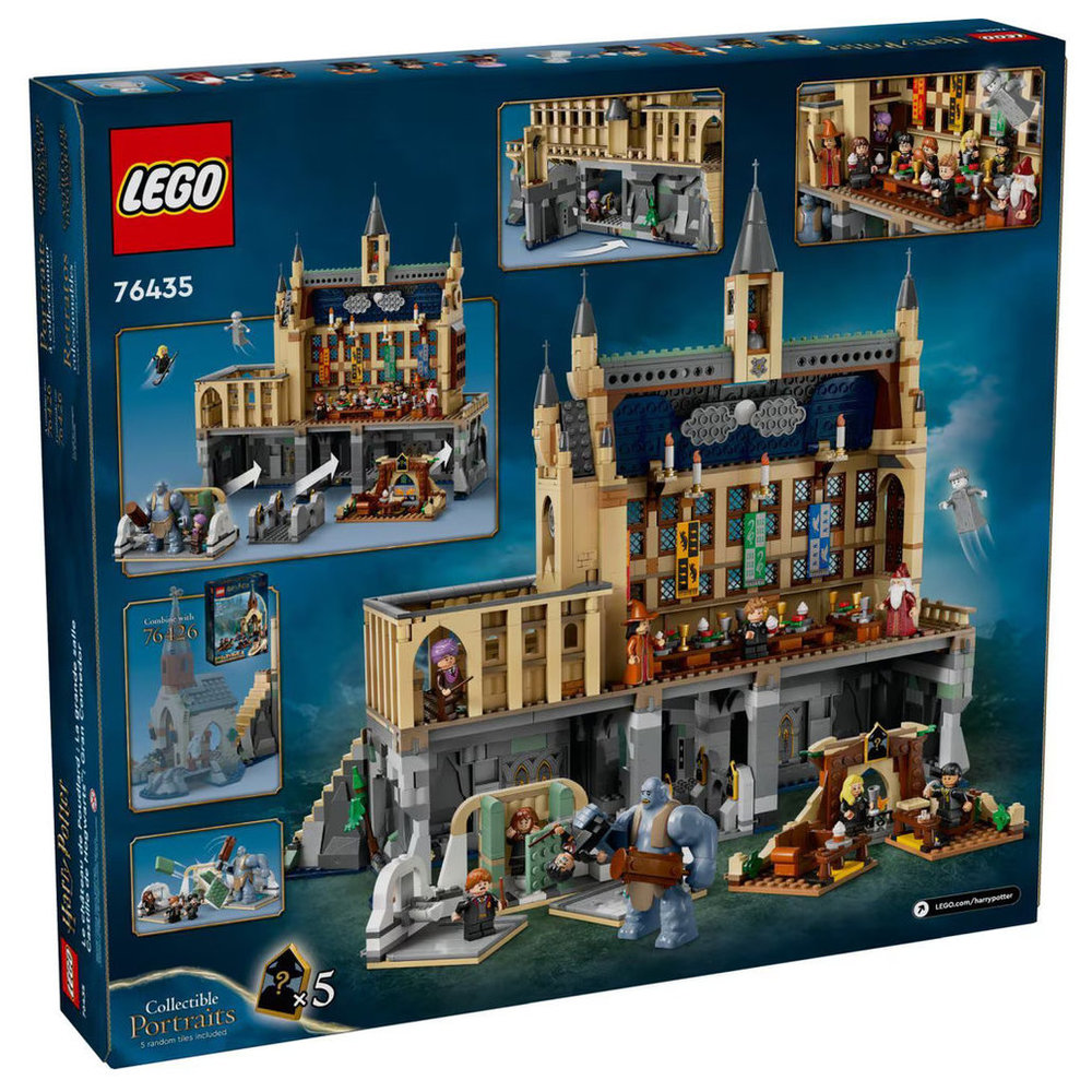 Lego - Hogwarts Castle: The Great Hall Building Set - 1732 Pcs
