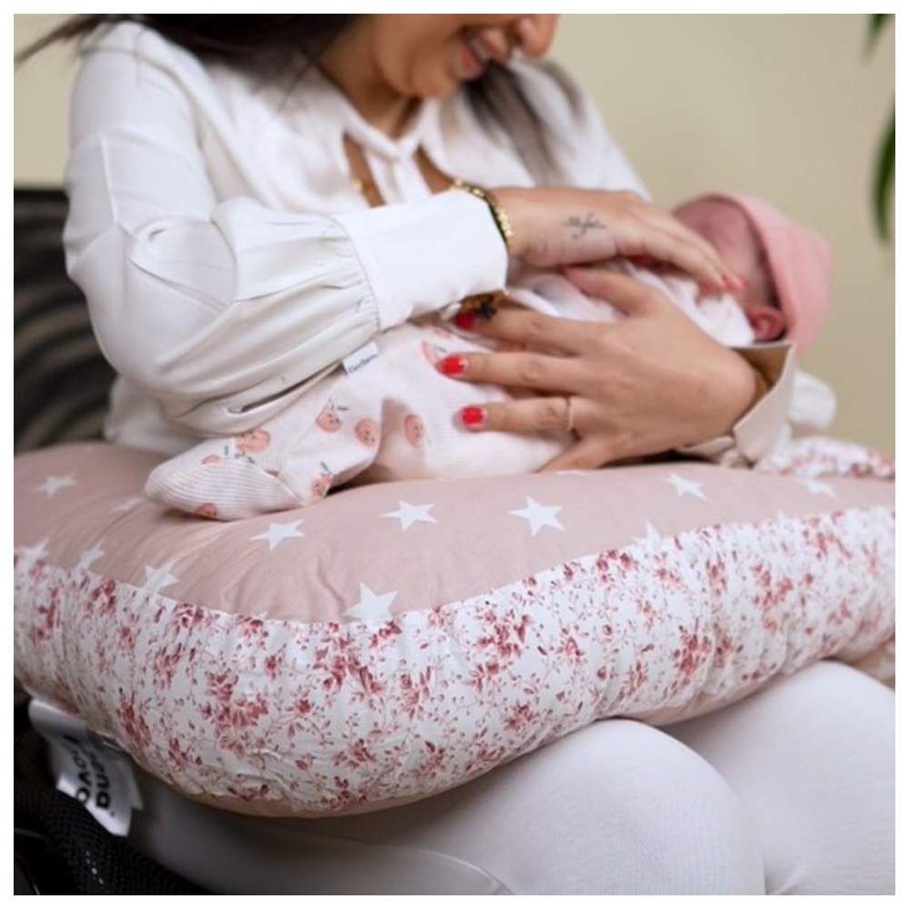 بيبينا نوفا - وسادة رضاعة - فيل - نجوم - زهري فاتح