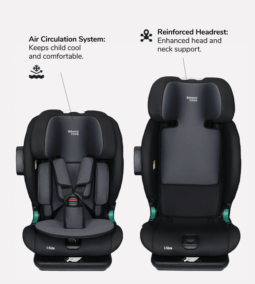 Bibena Nova - Casual Goldfix Eco Child Car Seat - Black