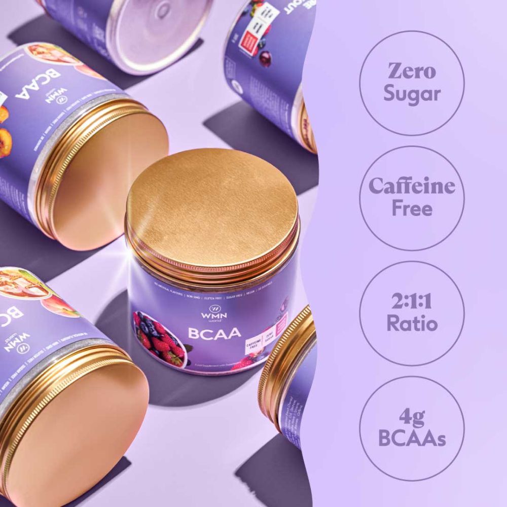 ومن ورلد - مكمل غذائي لدعم نشاط العضلات - خالِ من السكر - شاي خوخ - 300غ