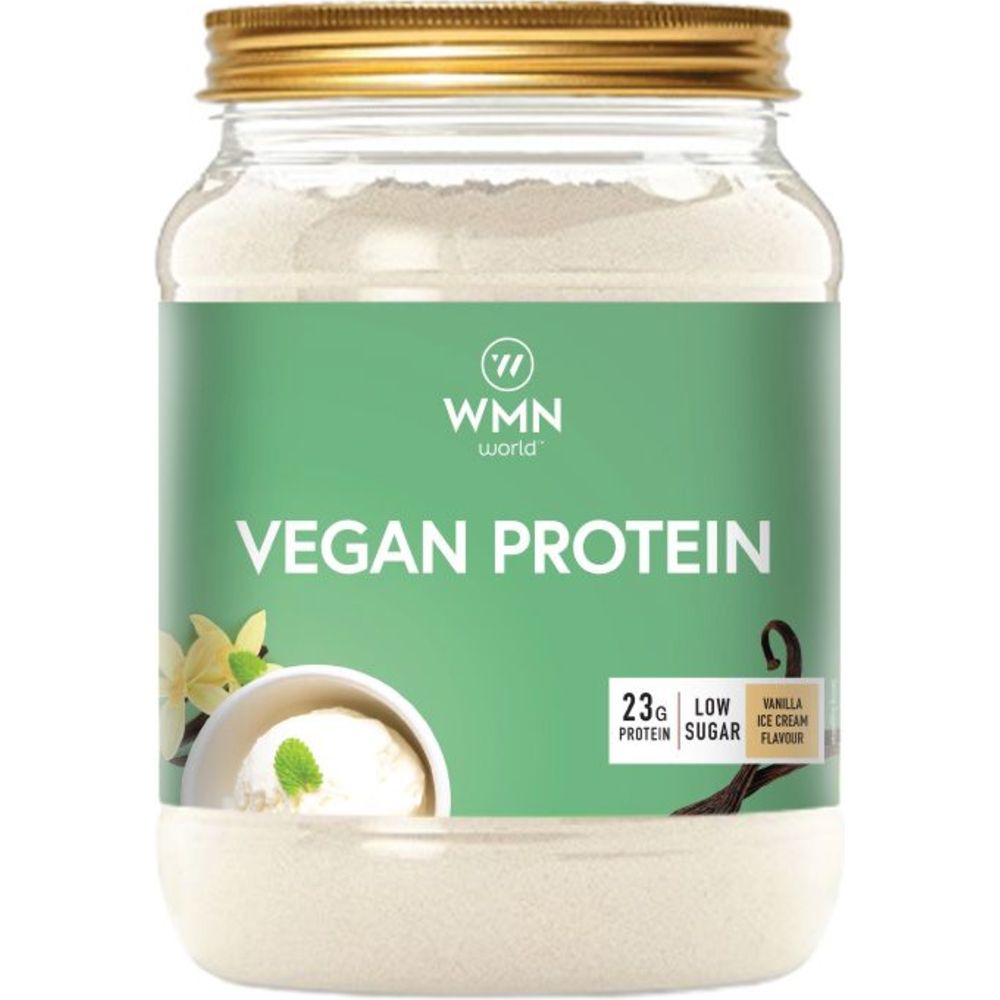 WMN World - Vegan Protein - Natural Vanilla Ice Cream Flavour 500g