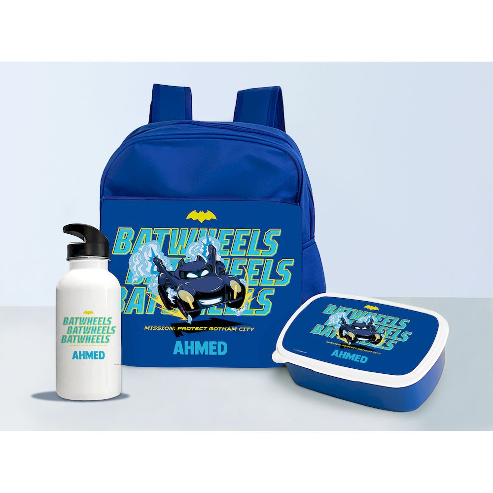 Essmak - Personalized Backpack - Batwheels - 12-Inch/30.5cm