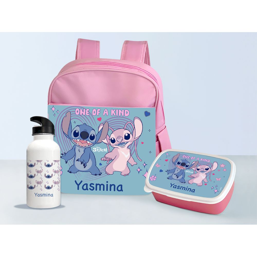 Essmak - Personalized Backpack - Disney Stitch - 12-Inch/30.5cm