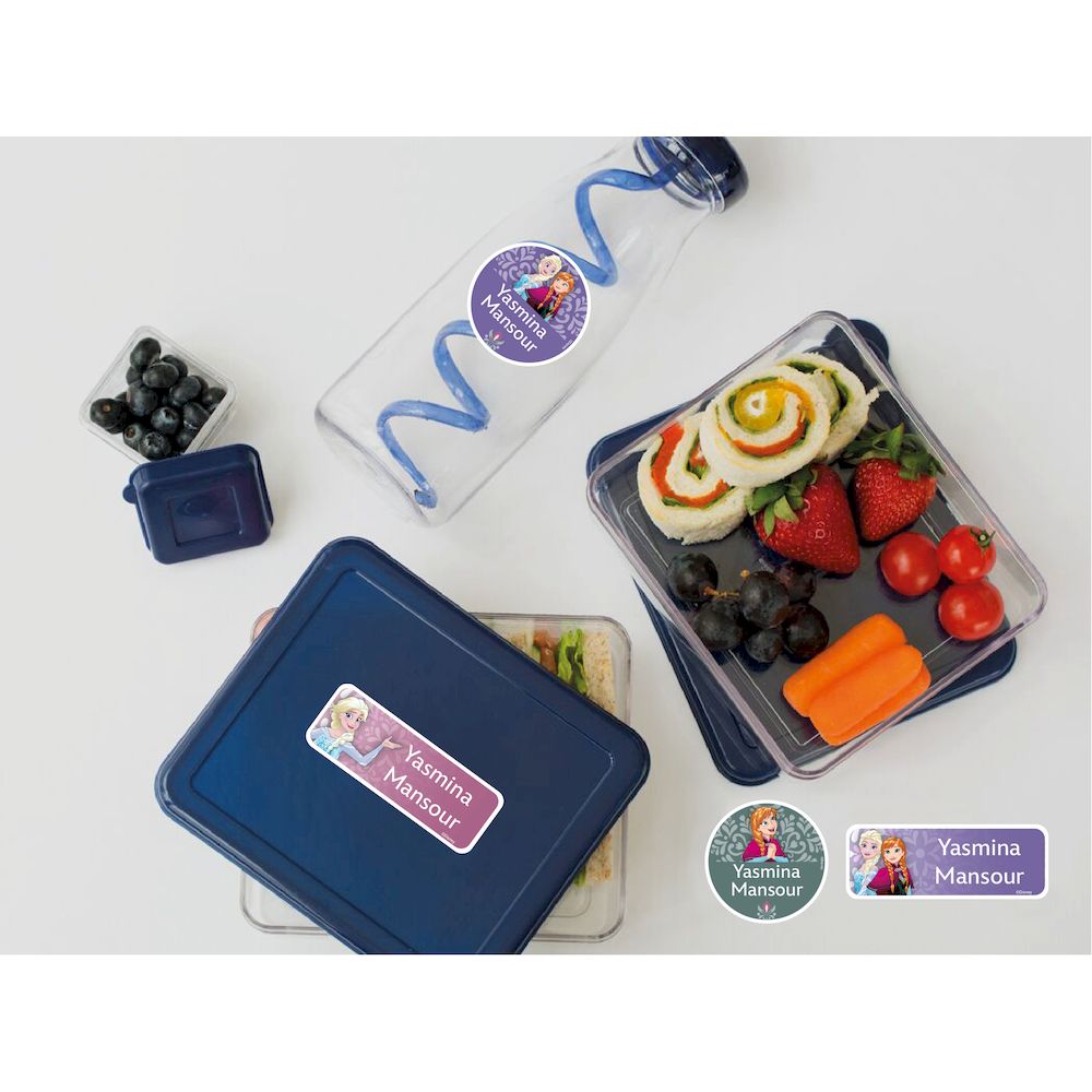 Essmak - Personalised School Labels - Disney Frozen - 74Pcs