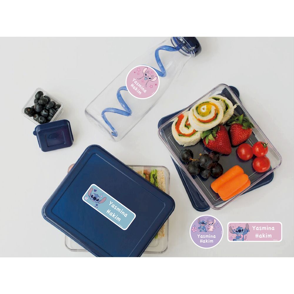 Essmak - Personalised School Labels - Disney Stictch - 74Pcs