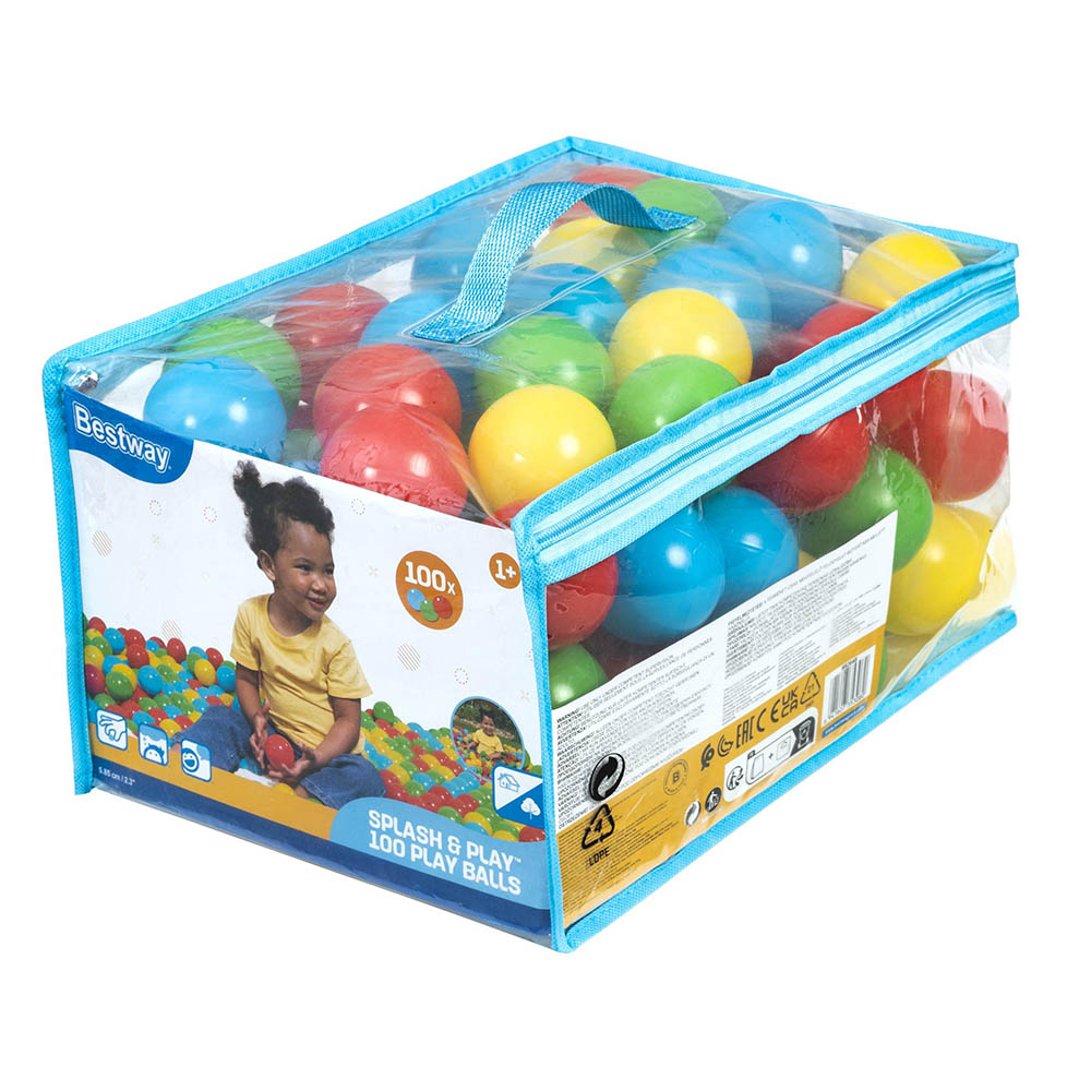 بيست واي - مجموعة كرات اللعب سبلاش اند بلاي - عدد 100