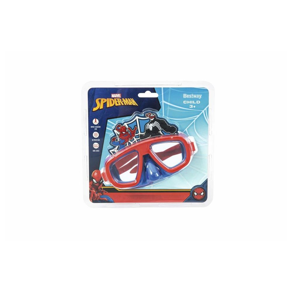 بيست واي - نظارة سباحة ديلوكس مع قناع سبايدر مان 